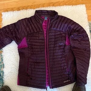 Eddie Bauer Women's Dark Purple Puffer Jacket